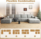 AUGOP 136" Sectional Couches for Living Room Modern Modular Sofa - Image 7