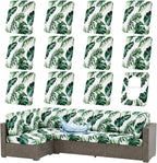 Waterproof Outdoor Cushion Covers, Stretch Patio Slipcovers | UV Resistant by hyha