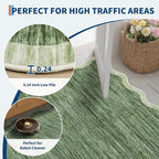 GarveeHome Scalloped Area Rug 4x6 - Image 7