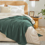 EMME Muslin Blankets for Adults Throw Blanket for Couch Breathable Gauze Soft - Image 8
