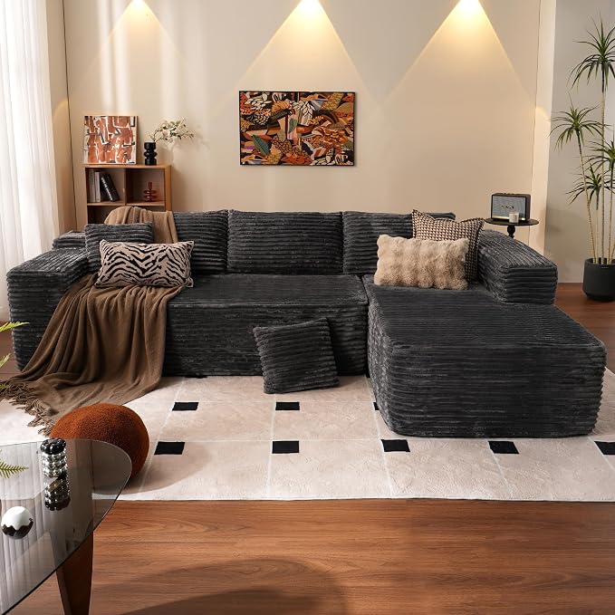 ovios 104" Cloud Boneless Couch by OVIOS