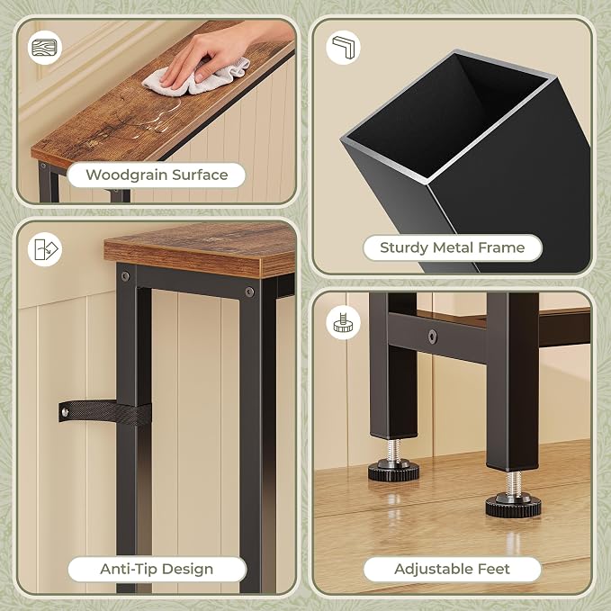 Huuger 110.2 Inch Sofa Table - Image 9