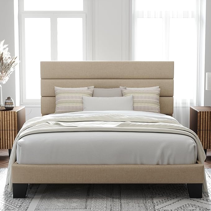 Allewie Queen Size Platform Bed Frame by Allewie