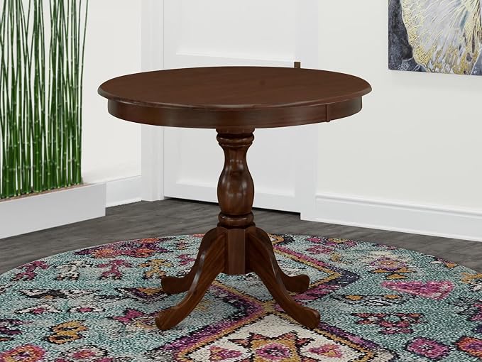East West Furniture AMT-MAH-TP Antique Dining Room Table - Image 2
