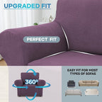 LURKA Stretch Chair Sofa Slipcovers 1 Piece Couch Covers - Image 4
