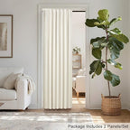 Neutral 80 Inch Nursery Blackout Curtains - Image 3