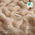 Bedsure 3D Fleece Bubble Blanket - Image 5