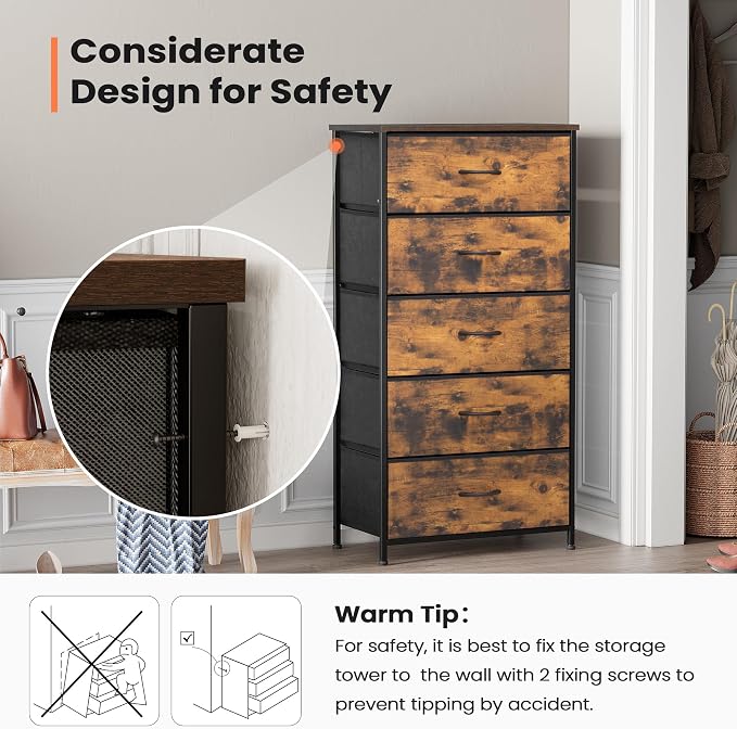 Crestlive Products Vertical Dresser Storage Tower - Image 6