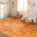 RELEANY Washable 6'x9' Abstract Area Rug by RELEANY