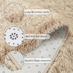 Chicrug Soft Area Rugs for Bedroom Living Room Plush Fluffy Rug 4x6 | Shag - Image 7