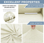 ZNSAYOTX 1 Piece Jacquard Couch Covers - Image 4