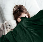 Utopia Bedding Soft Fleece Bed Blanket King Size Forest Green | Microfiber - Image 8
