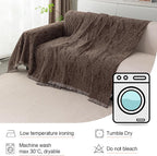 MYSKY HOME Couch Covers for 3 Cushion Couch Sofa, Sectional Couch Cover L Shape - Image 6
