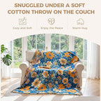 LUTBM Boho Throw Blanket for Couch Sofa Chair Cotton Summer Blankets for - Image 4