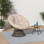 Bme 40" Ergonomic Wicker Papasan Chair - Image 2