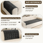 Couch Covers for Dogs Washable, Non Slip Couch Covers for Loveseat Sofa Pet - Image 3