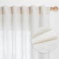 MYSKY HOME Natural Curtains for Living Room 1 Panel by MYSKYHOME