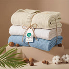 Bedsure 100% Cotton Muslin Blanket King Size - Image 5