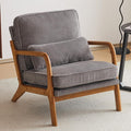 VINGLI Upgraded Premium Corduroy Accent Chair, Upholstered Arm Chair, Solid by VINGLI