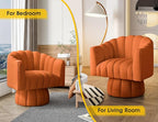 Dewhut Swivel Accent Chair, 360° Swivel Barrel Chair - Image 4