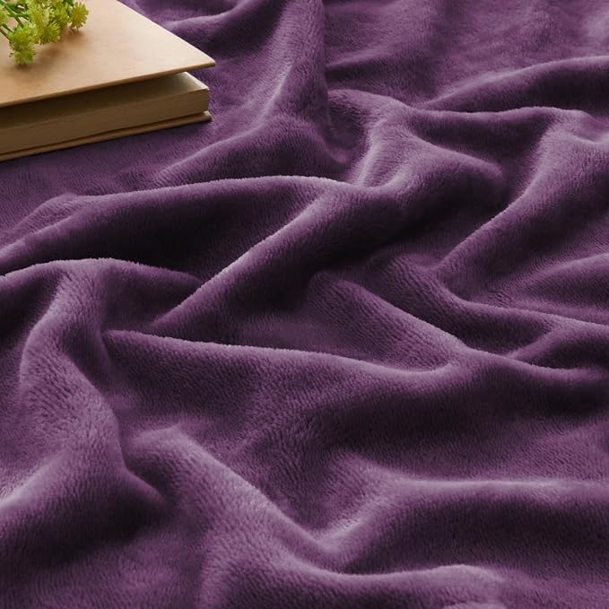 BEDELITE Fleece Blanket Soft Plush Full Bed Blanket Purple 84"x90" | Ultra Soft - Image 7