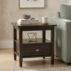 SIMPLIHOME Warm Shaker End Table - Image 2