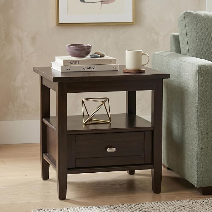 SIMPLIHOME Warm Shaker End Table - Image 2