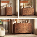 Curved 7-Drawer Dresser for Bedroom, 53.82" Wide Modern Chest of Drawers - Image 9