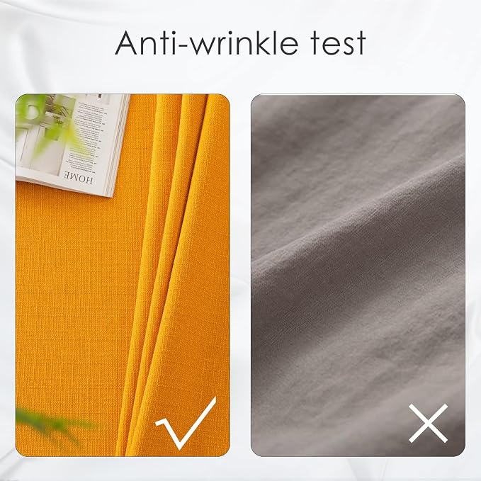 BALCONY & FALCON Rectangle Tablecloth Washable Wrinkle Resistant and Water - Image 4