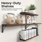 BAYKA Wall Shelves for Bedroom Decor, Floating Shelves for Wall, Display - Image 5