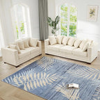 2 Piece Velvet Couch and Loveseat Sets, Mid Century Modern Couch - Image 7