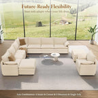 Vesgantti 169" Large Modular Sectional Sofa, Big Comfy Cloud Couch - Image 8