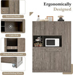 VilroCaz Farmhouse Style Large Kitchen Pantry - Image 5