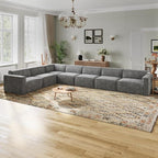 Novilla 176" Modular Sectional Sofa, No Assembly Cloud Sectional Couch by Novilla