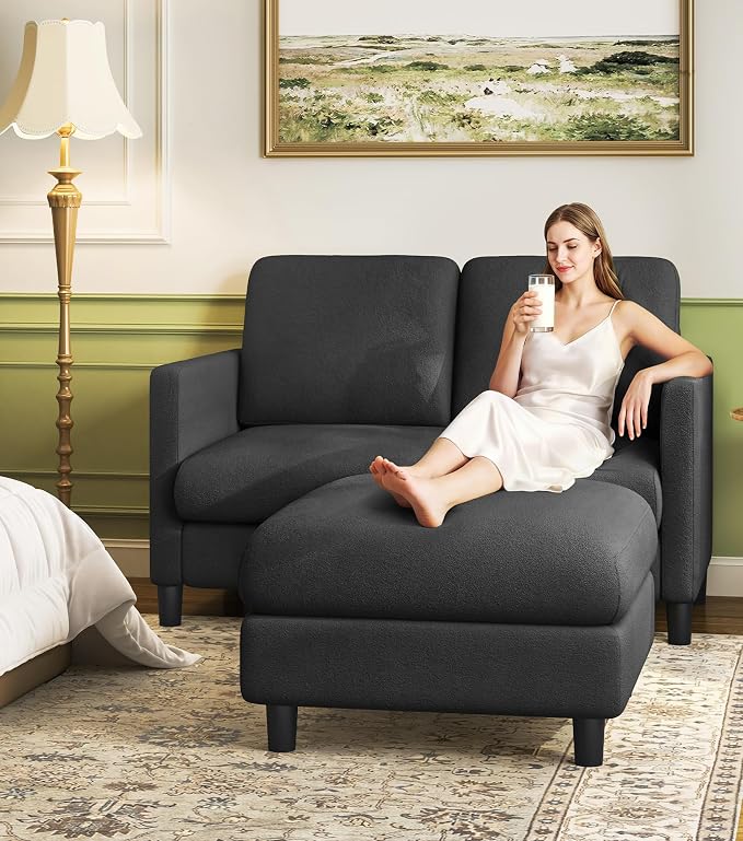 Welzona Loveseat, Comfy Teddy Love Seat - Image 6
