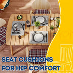 AAAAAcessories D-Shaped Chair Cushions, Machine-Washable Cover - Image 8