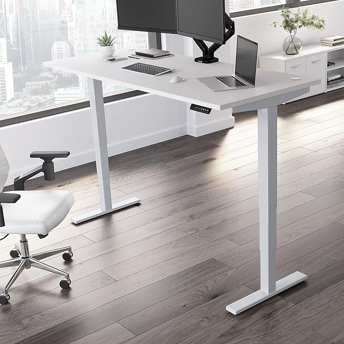 Bush Business Furniture 72-inch Electric Height Adjustable Standing Desk - Image 2