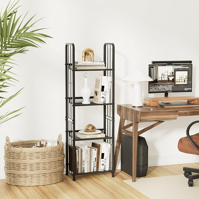Bookshelf Vertical Storage Freestanding Storage Stand - Image 2