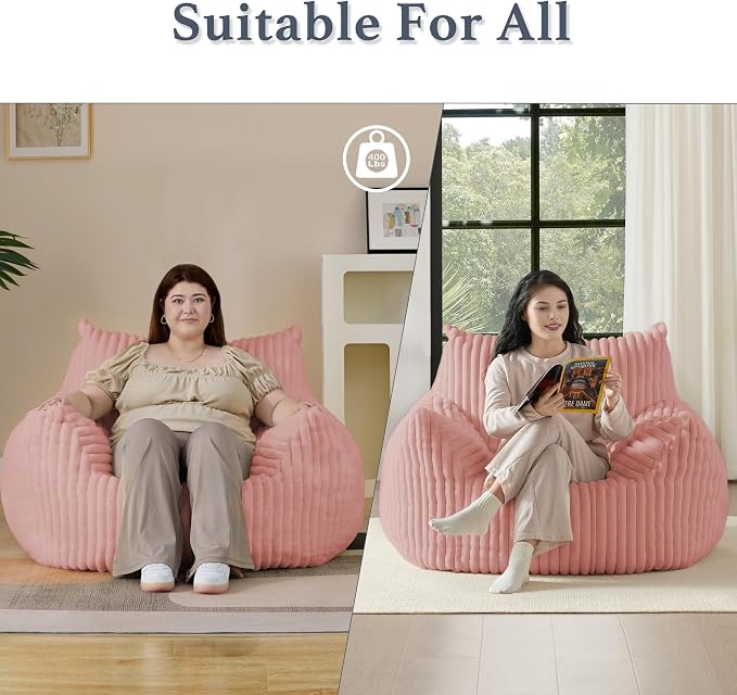 Giant Plush Bean Bag Chair for Adults - Image 6