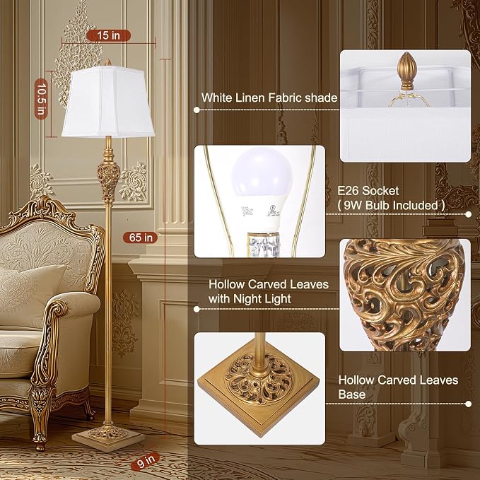 Vintage Farmhouse Floor Lamp - Image 2