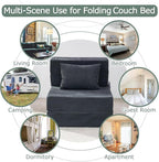 Folding Sofa Bed, 4 in 1 Convertible Sleeper Chair - Image 9