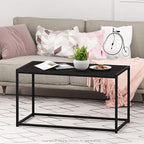 FURINNO Camnus Modern Living Coffee Table, 15.74 in x 30 in x 17.51 in - Image 2