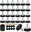 24 PCS M8 Thread Furniture Feet Levelers, Furniture Leveling Feet by Eunenete