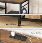 YGEOMER TV Stand for Up to 75 Inch TVs, Entertainment Center - Image 3