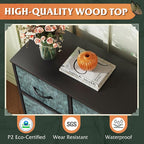 WLIVE Dresser for Bedroom with 5 Drawers, Wide Chest of Drawers, Fabric Dresser - Image 6