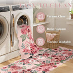 DUKINO 3x4 Rug, Non Slip Floral Washable Area Rug - Image 9