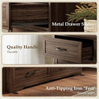 AODK Farmhouse 6 Drawer Dresser - Image 5