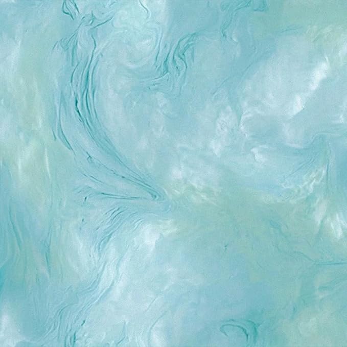 HOMETITUTE Blue Marble Wallpaper Peel and Stick Ocean Style 118.1x17.7 Inches - Image 2
