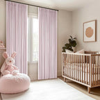 Light Pink Pinch Pleat 100% Blackout Linen Bedroom Curtains 96 Inch Length | - Image 7