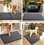Front Door Mat, Heavy Duty Waterproof Doormat 29.5"x17", Stain Fade Resistant - Image 7